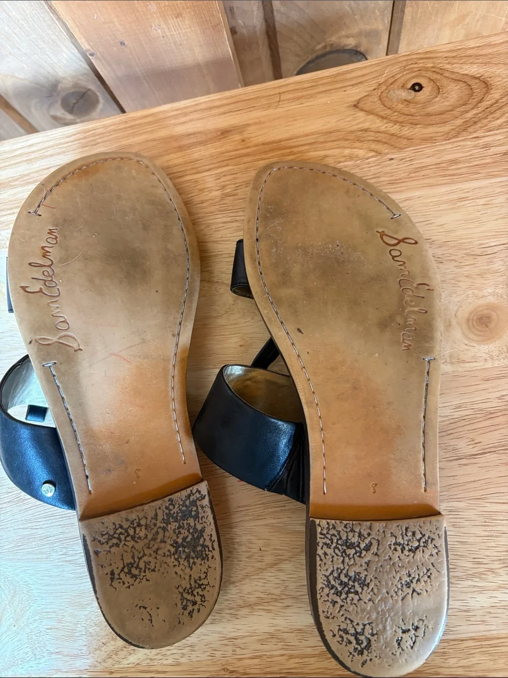 Sam Edelman Black Slides